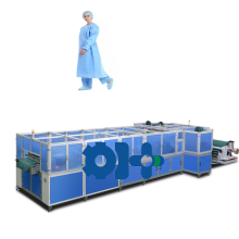 Disposable Breathable Non Woven Fabric Medical Coverall Doctor Protective Uniforms making machine